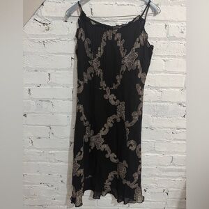 90s vintage paisley floral dress - medium - Tessuto